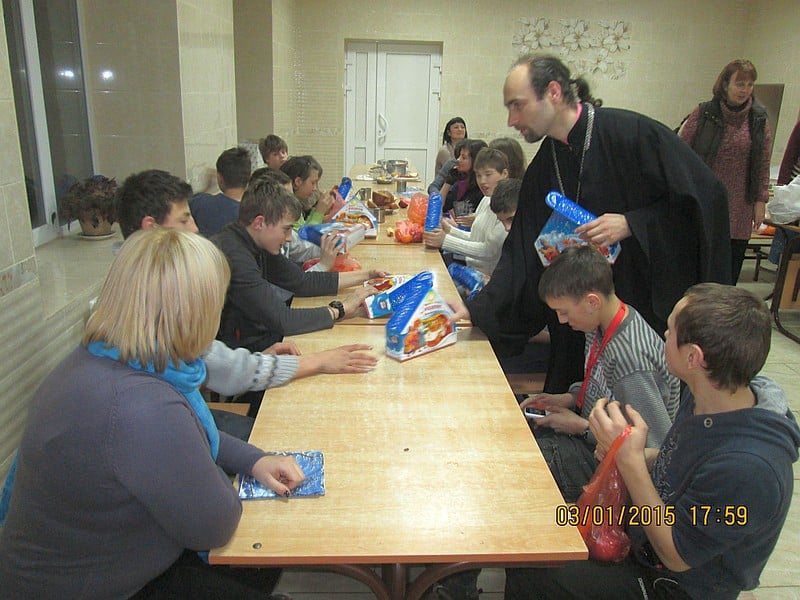 Состоялась очередная поездка православных волонтеров со священниками Киева в Бердичевскую школу-интернат